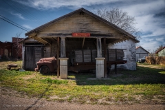 Abandoned Service Station and Truck in Italy, Texas